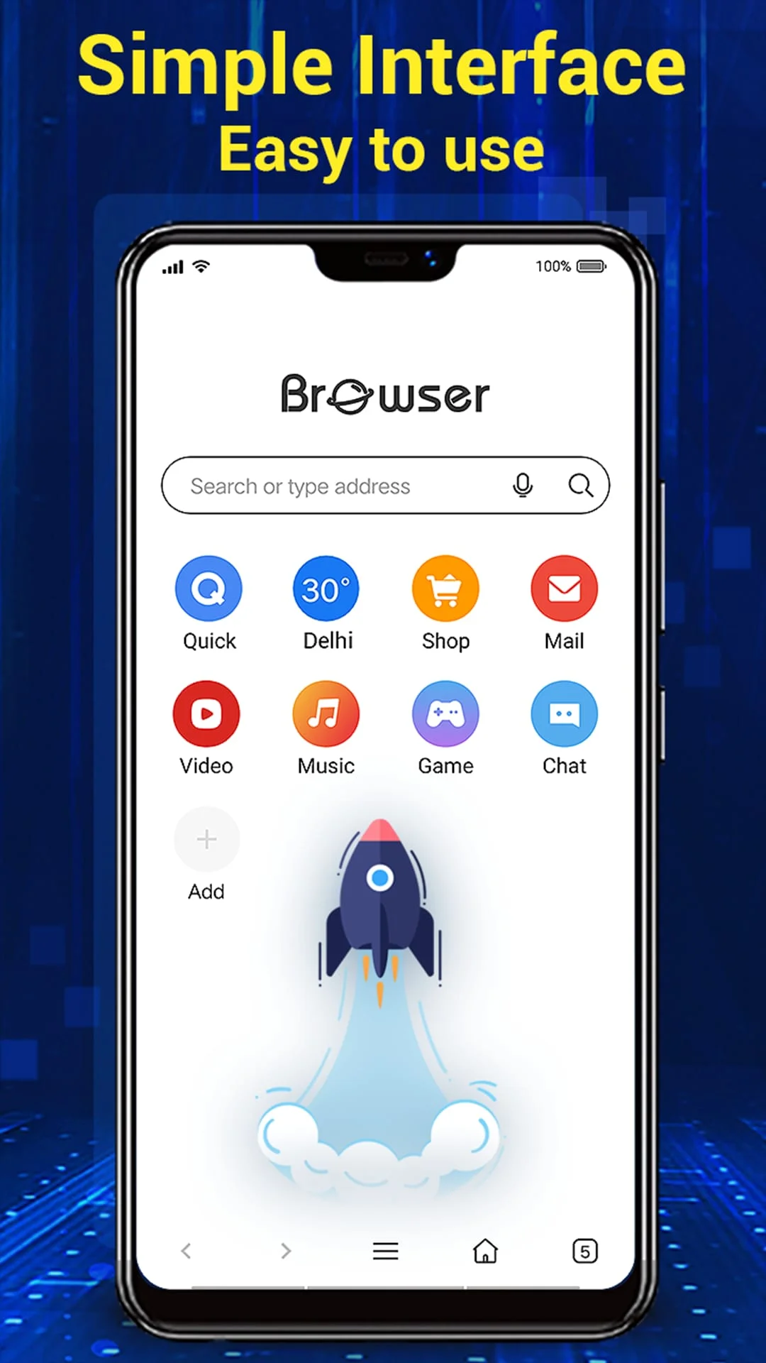 Browser for Android Screenshot 2