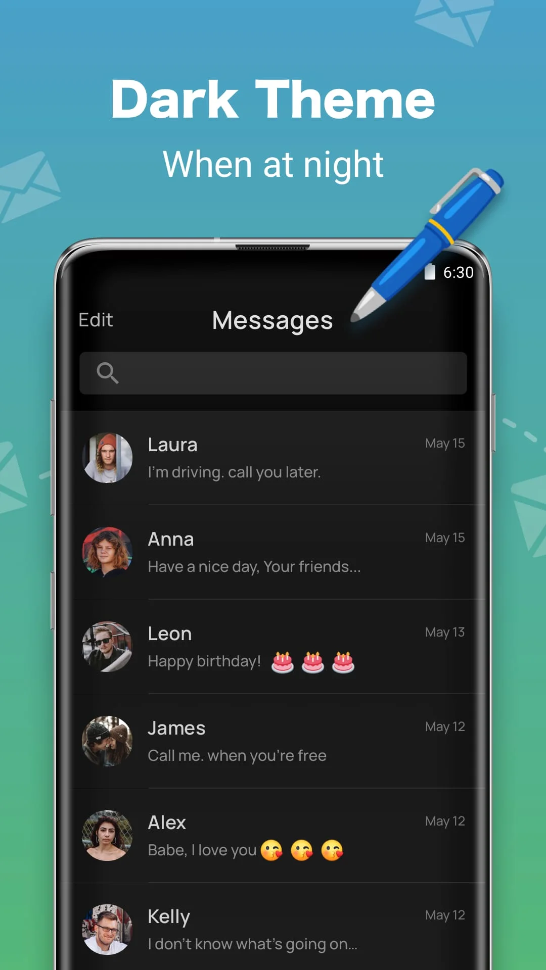 Messenger: Text Messages, SMS Screenshot 2