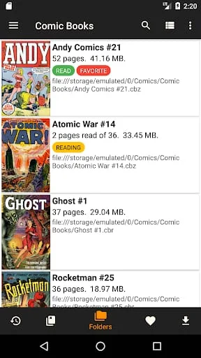 CDisplayEx Comic Reader Lite Screenshot 1