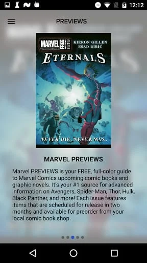 PREVIEWS Publications Screenshot 2