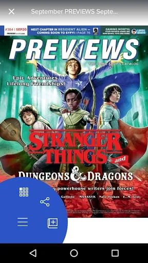 PREVIEWS Publications Screenshot 4