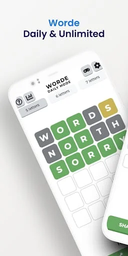 Worde - Daily & Unlimited Screenshot 1