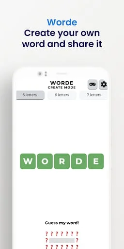 Worde - Daily & Unlimited Screenshot 3