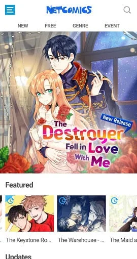 NETCOMICS - Webtoon & Manga Screenshot 1