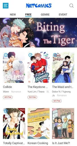 NETCOMICS - Webtoon & Manga Screenshot 3