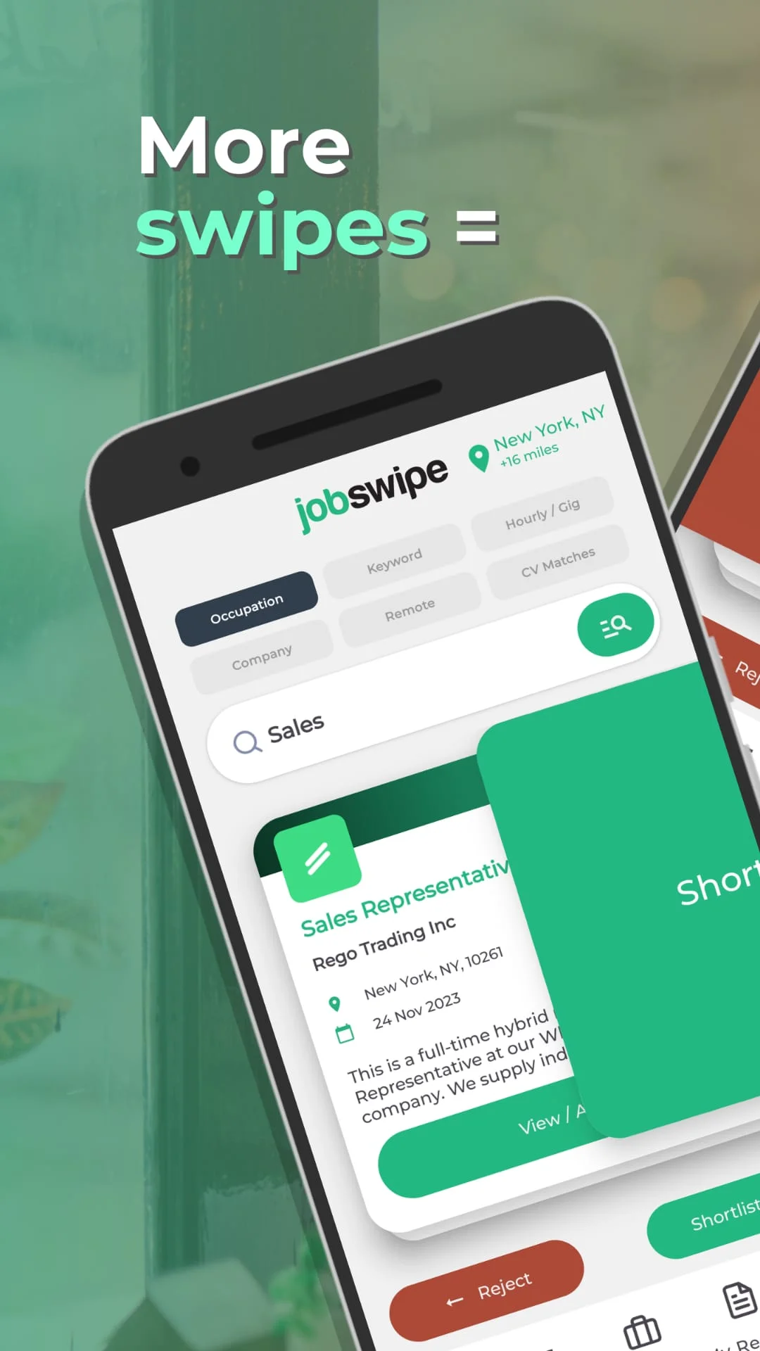 JobSwipe - Get a Better Job! Screenshot 1