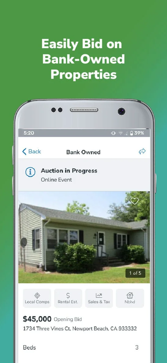 Auction.com - Homes for Sale Screenshot 1