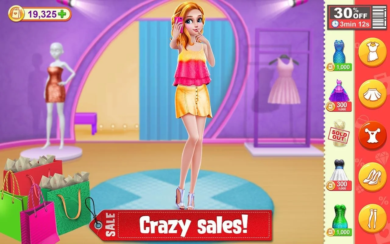 Black Friday Fashion Mall Game Screenshot 1