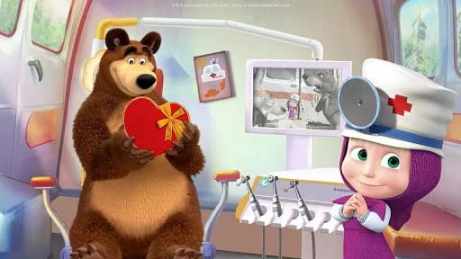 Masha and the Bear: Dentist Screenshot 2