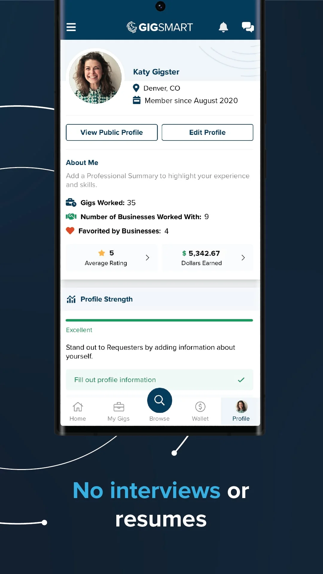 GigSmart Get Gigs Screenshot 4