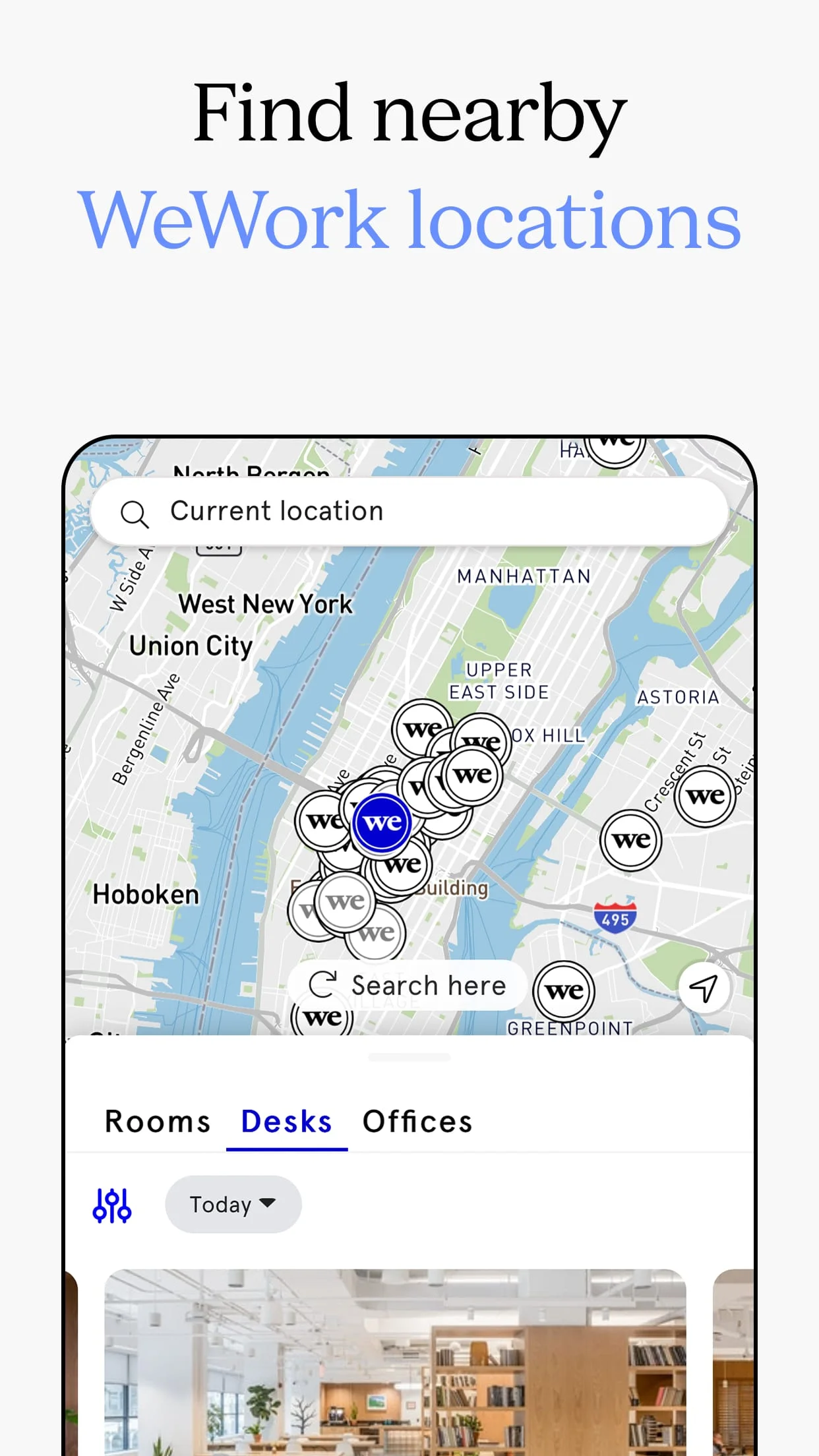 WeWork: Flexible Workspace Screenshot 2