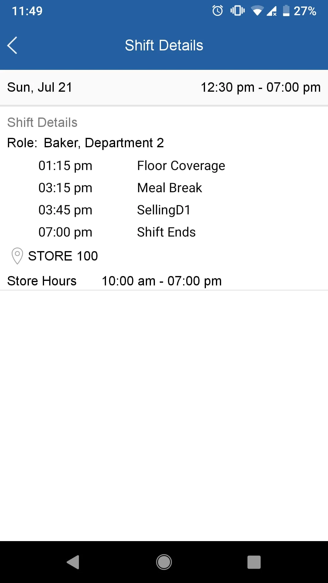 ESS 41 - Reflexis One Screenshot 2