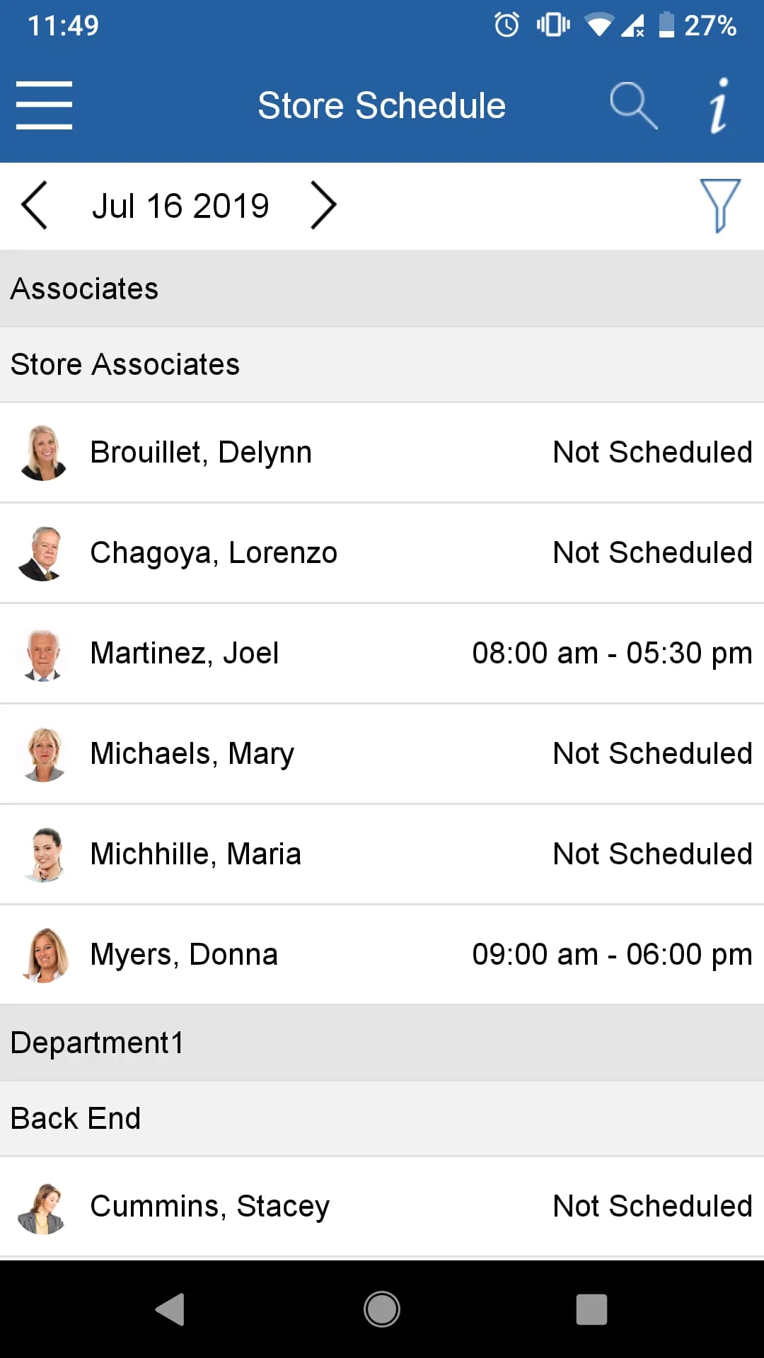 ESS 41 - Reflexis One Screenshot 3