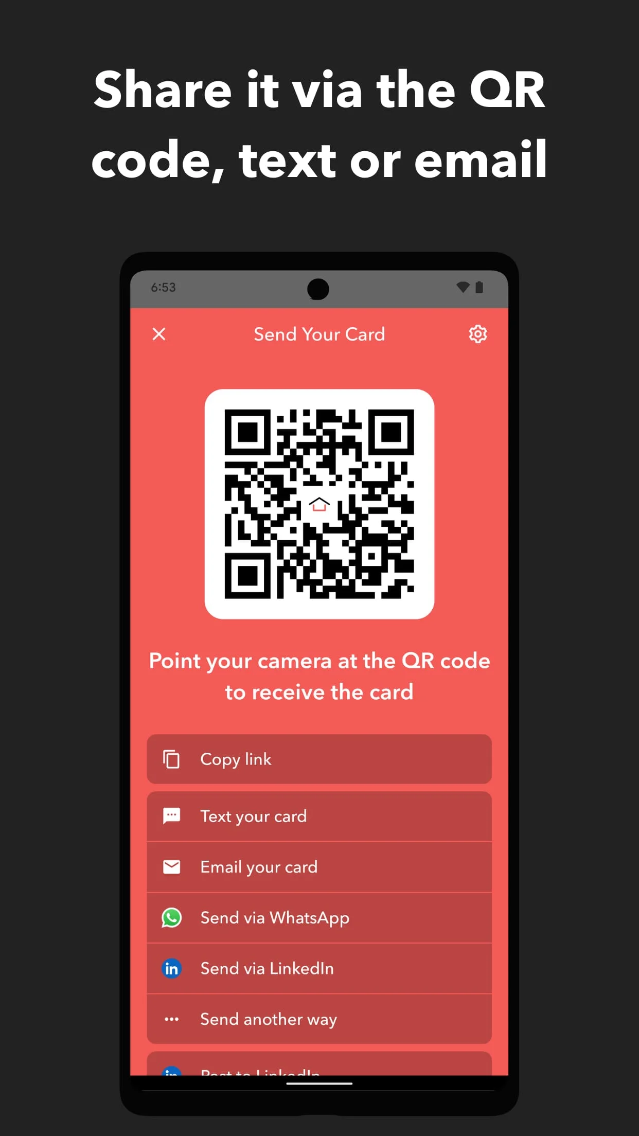 Blinq - Digital Business Card Screenshot 2