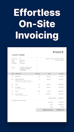 Easy Invoice & Estimates Maker Screenshot 1