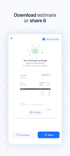 Estimate Generator - Zoho Screenshot 3