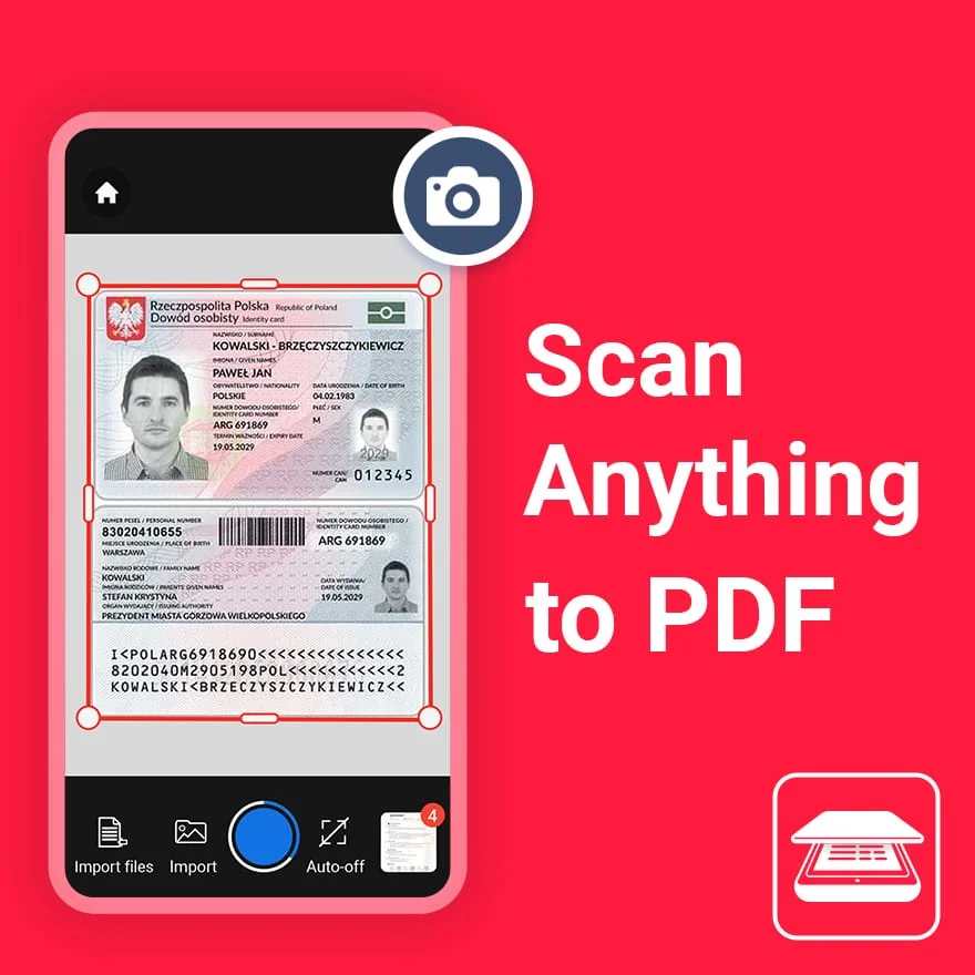 PDF Scanner App Screenshot 1