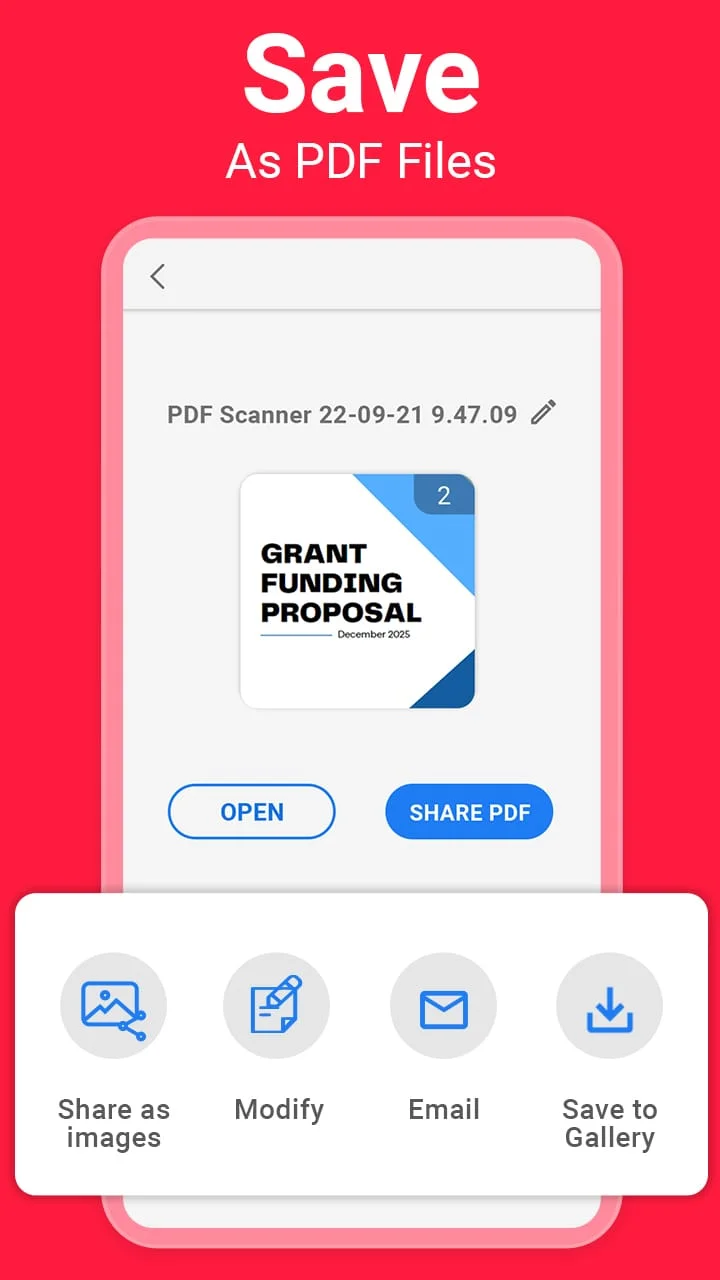PDF Scanner App Screenshot 4
