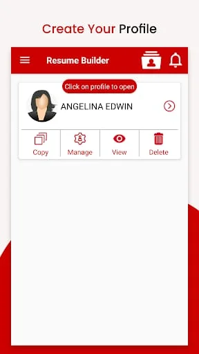 Resume Builder Screenshot 2