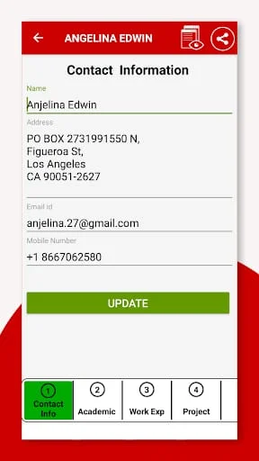Resume Builder Screenshot 3