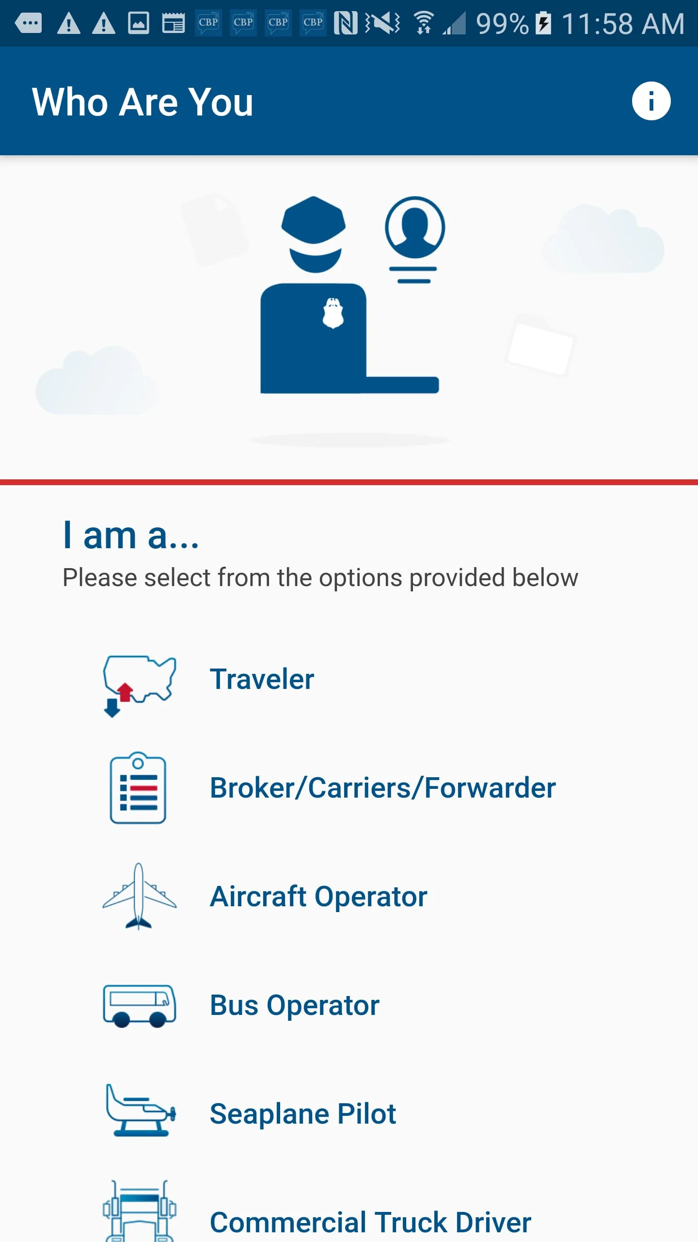 CBP One Screenshot 2