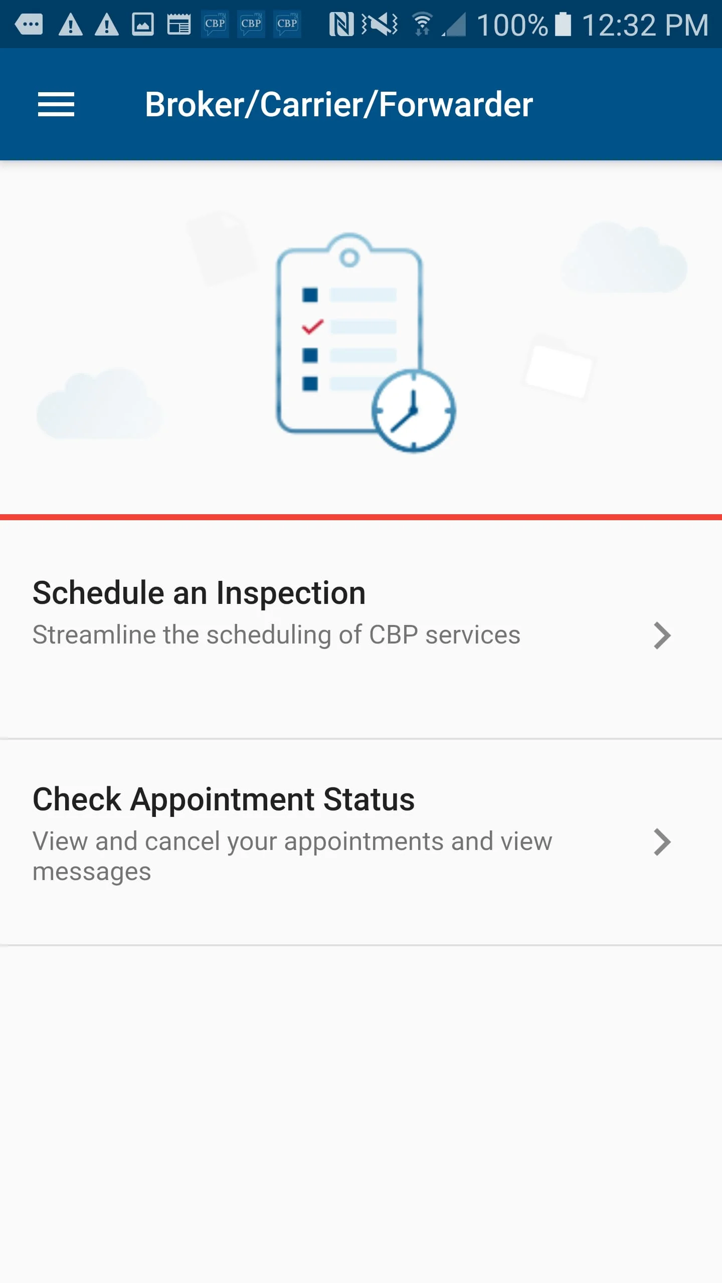 CBP One Screenshot 4