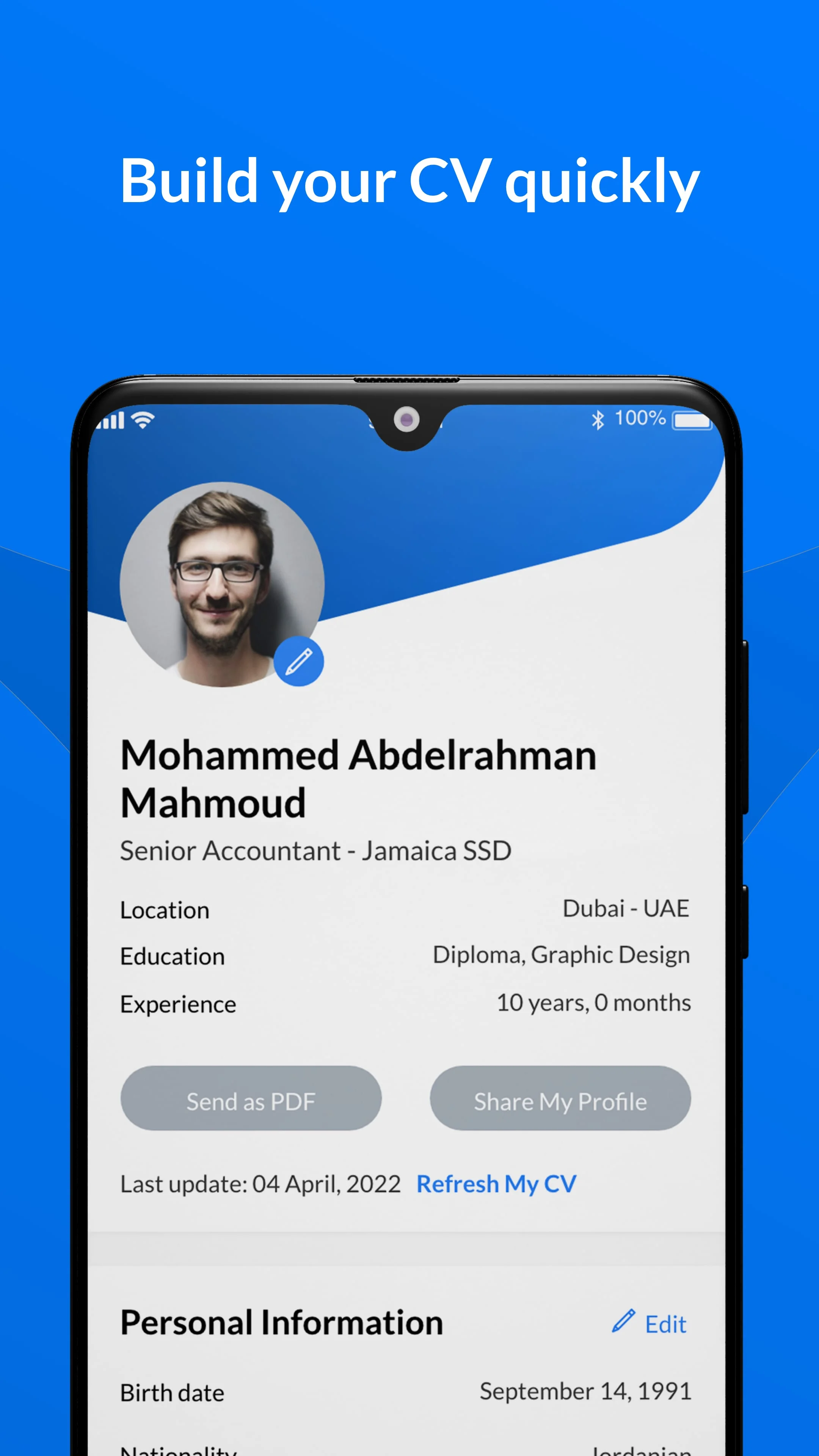 Bayt.com Job Search Screenshot 3