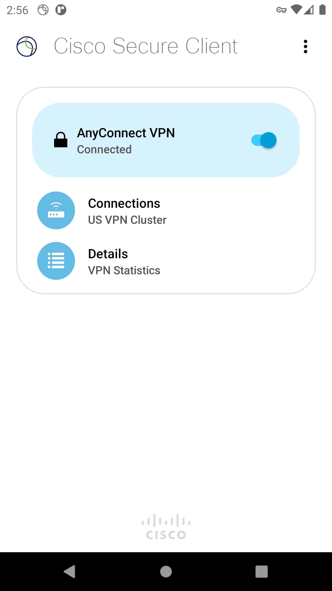 Cisco Secure Client-AnyConnect Screenshot 1