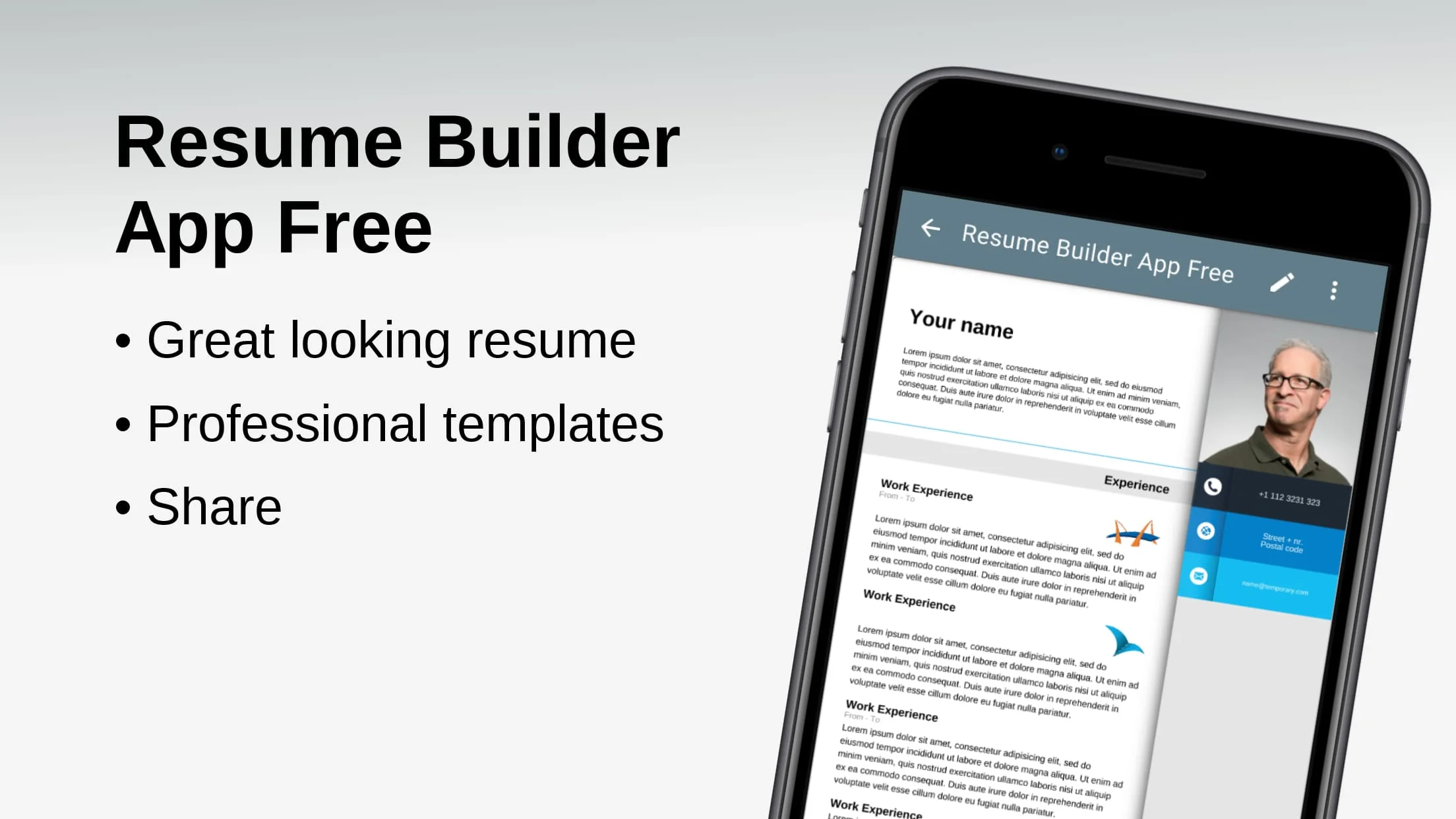 Resume Builder App Screenshot 1