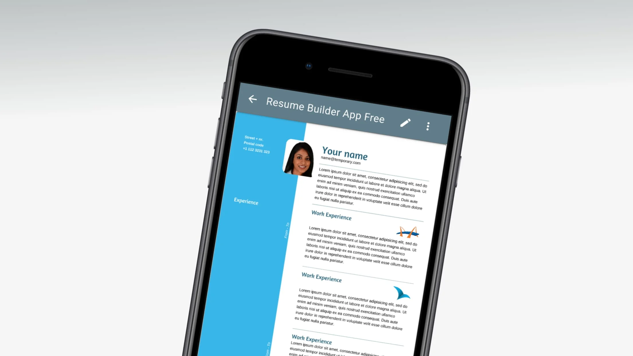 Resume Builder App Screenshot 2