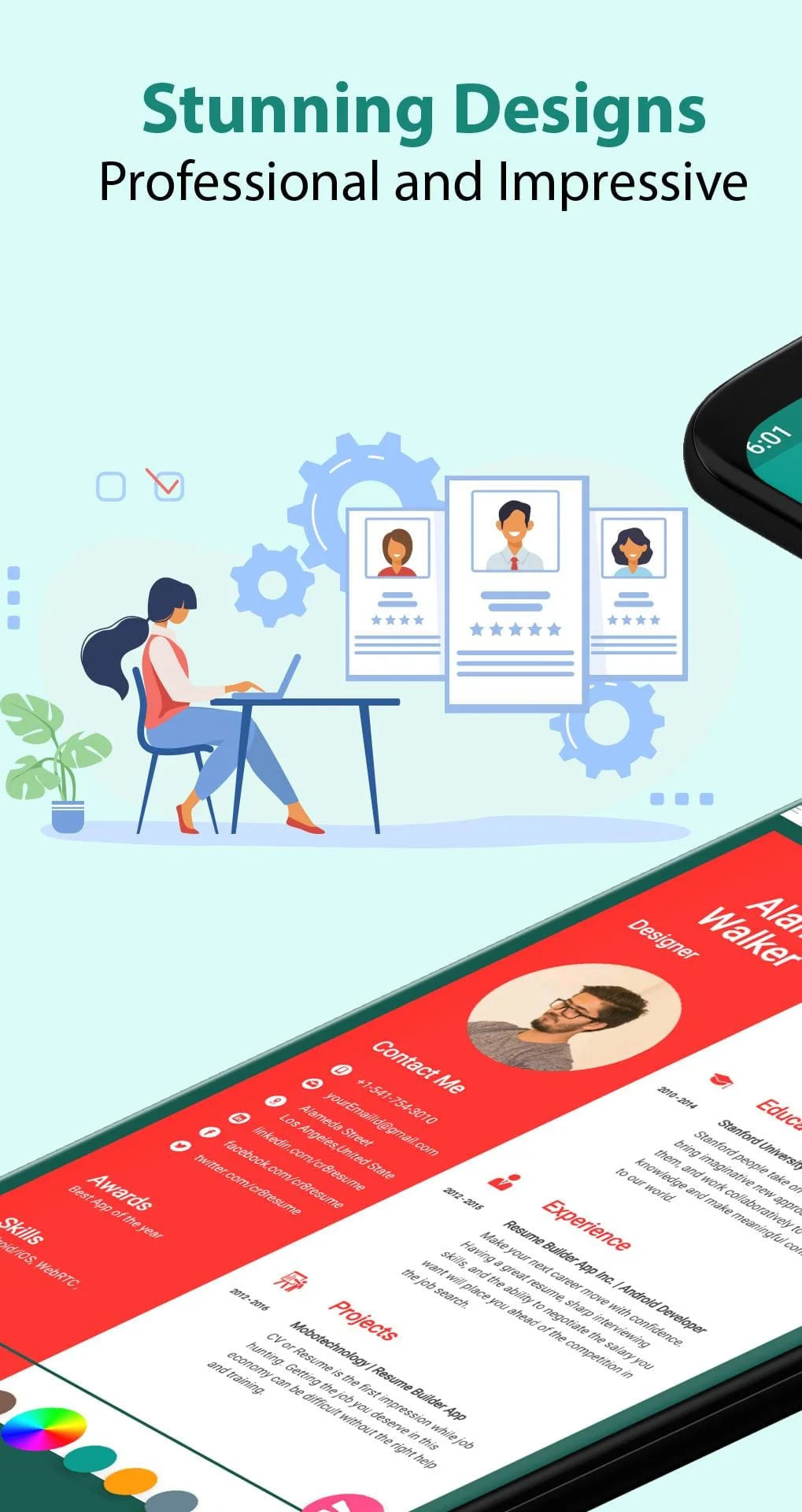 Resume Builder - CV Maker App Screenshot 1
