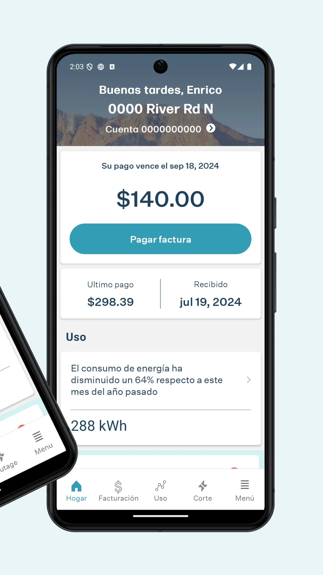 Portland General Electric Screenshot 2