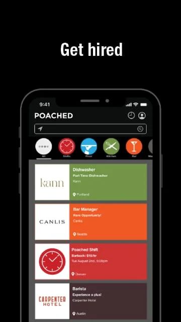 Poached Jobs Screenshot 2