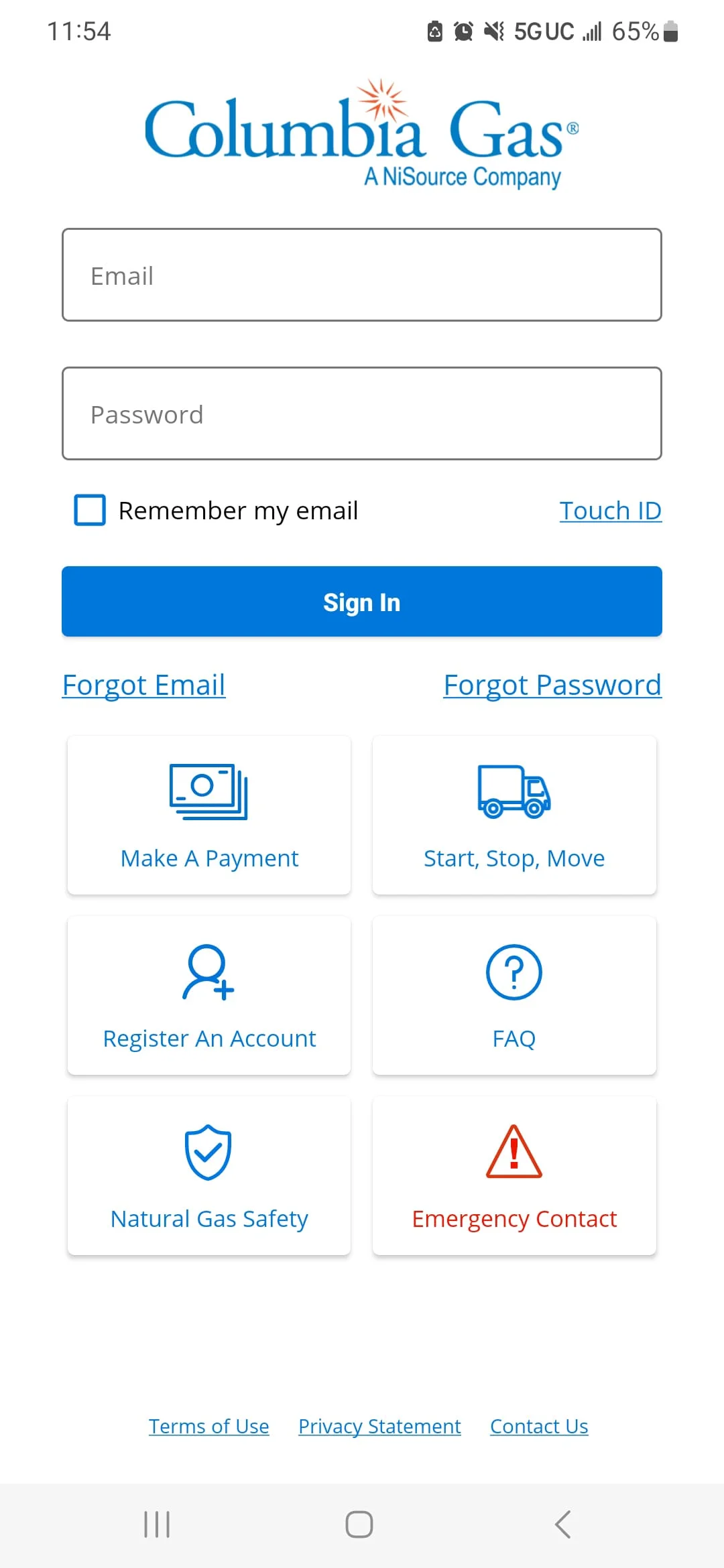 Columbia Gas Screenshot 3