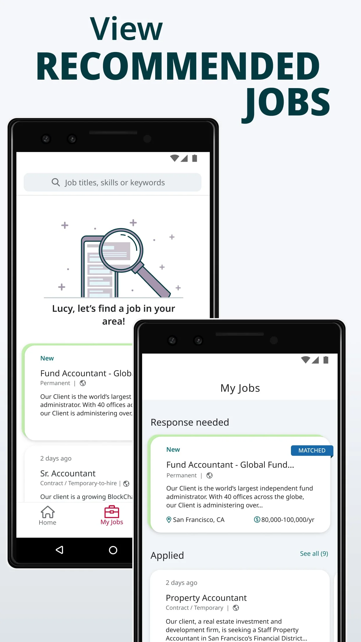 Robert Half: Job Search & More Screenshot 2