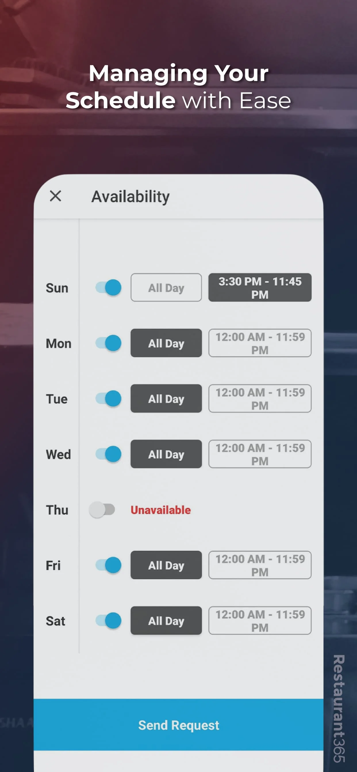 Restaurant365 Screenshot 2