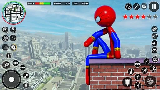Spider Hero Man: Stickman Game Screenshot 1