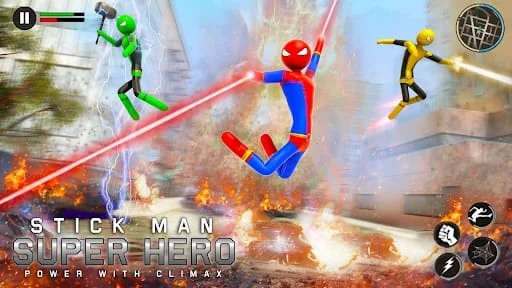 Spider Hero Man: Stickman Game Screenshot 4