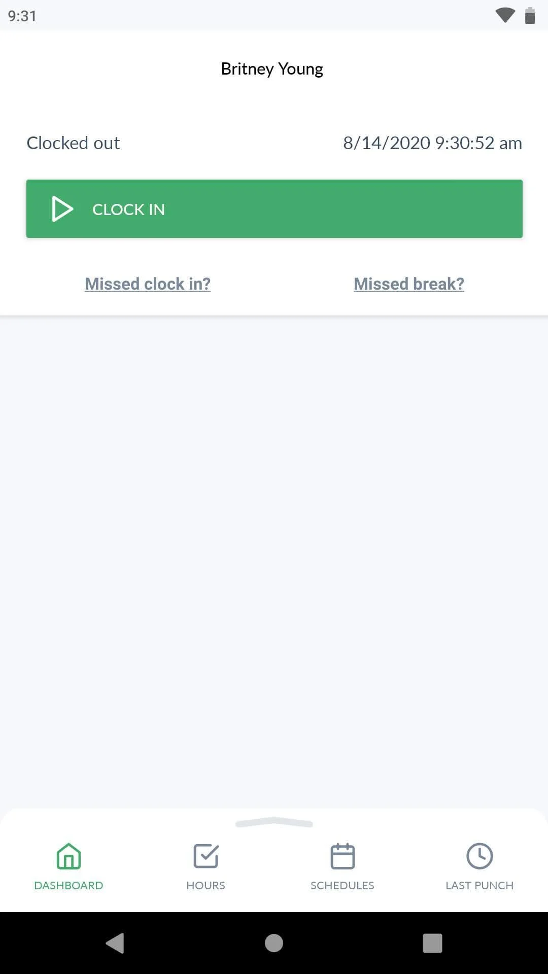 TCP MobileClock Screenshot 1