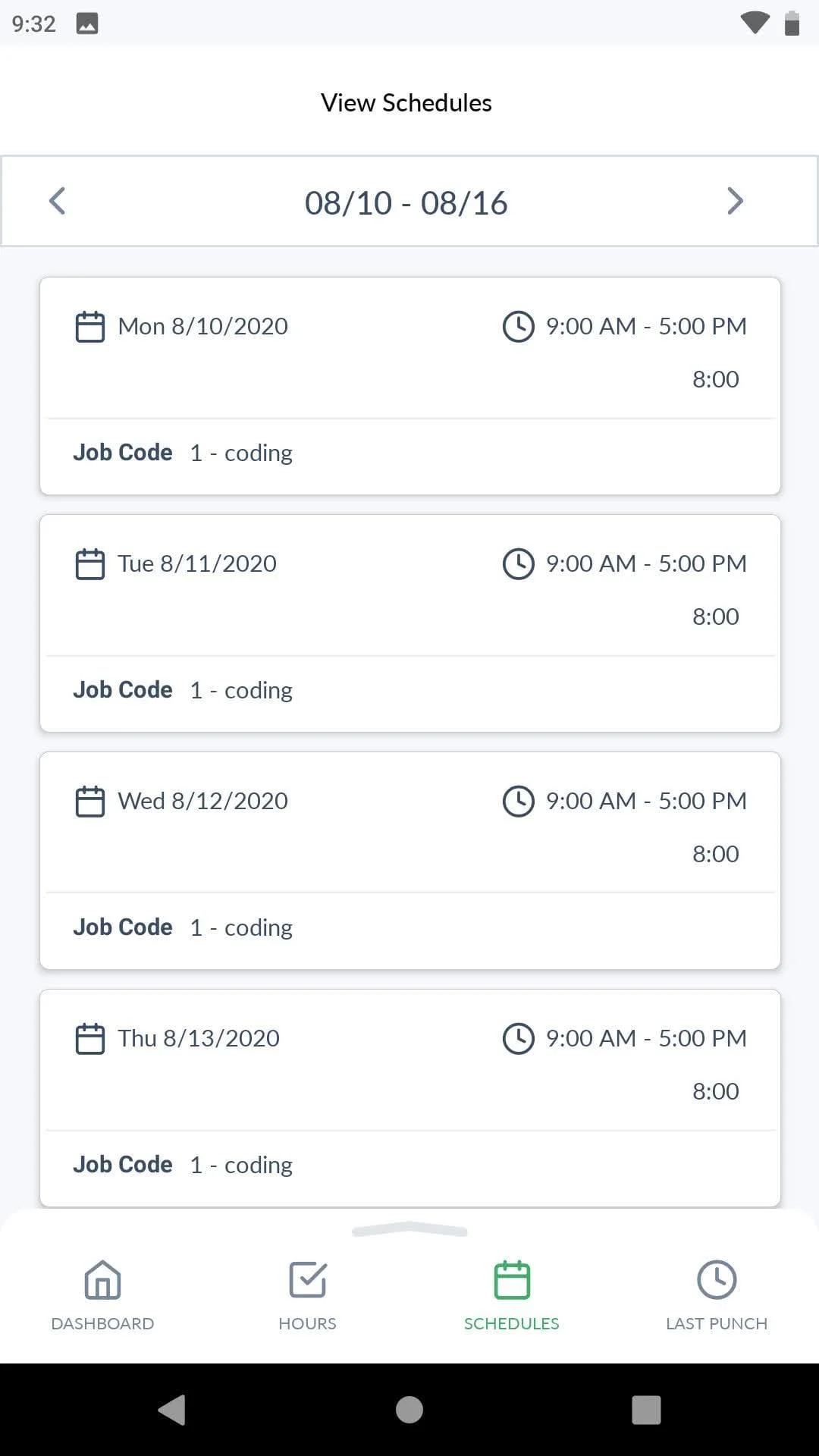 TCP MobileClock Screenshot 4