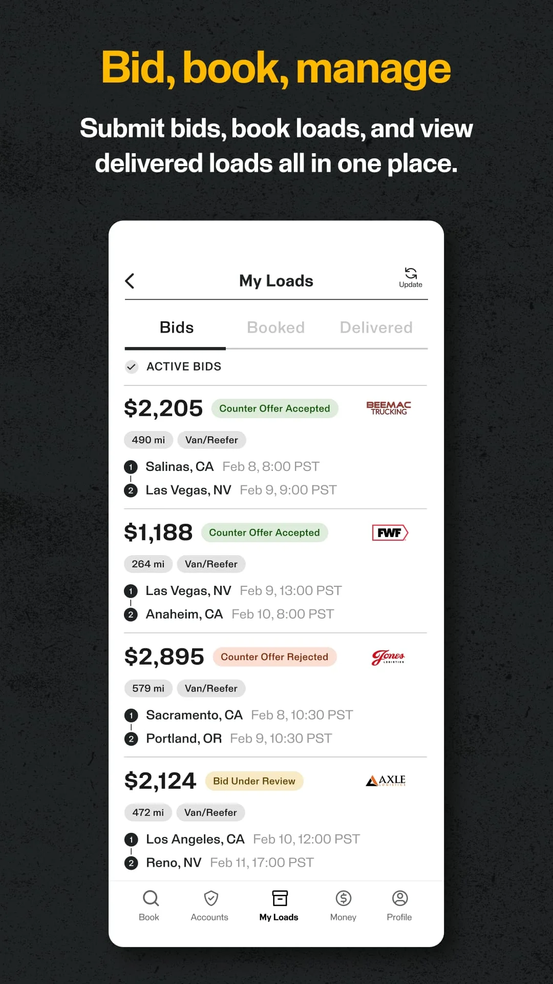 TruckSmarter Load Board & Fuel Screenshot 3