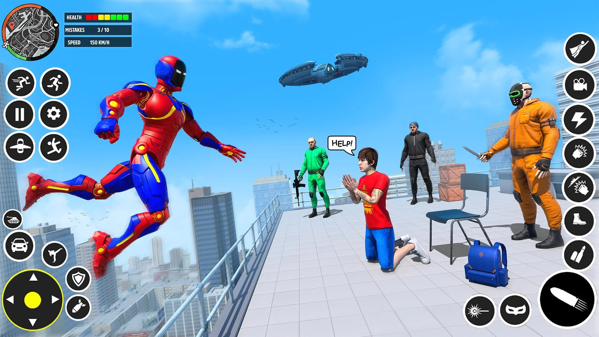 Spider Hero Man Spider Game Screenshot 1