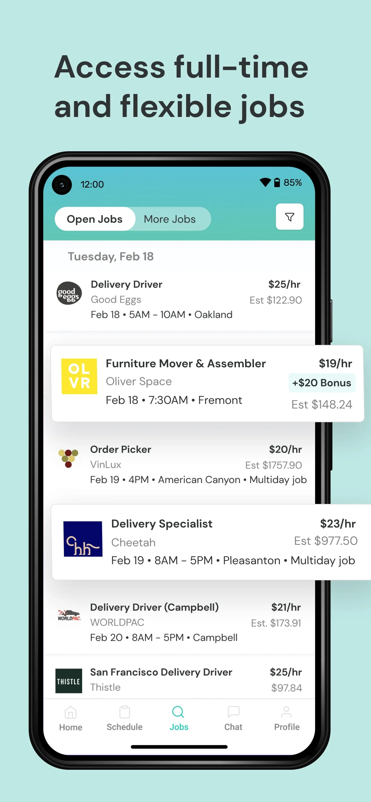 WorkWhile Screenshot 1