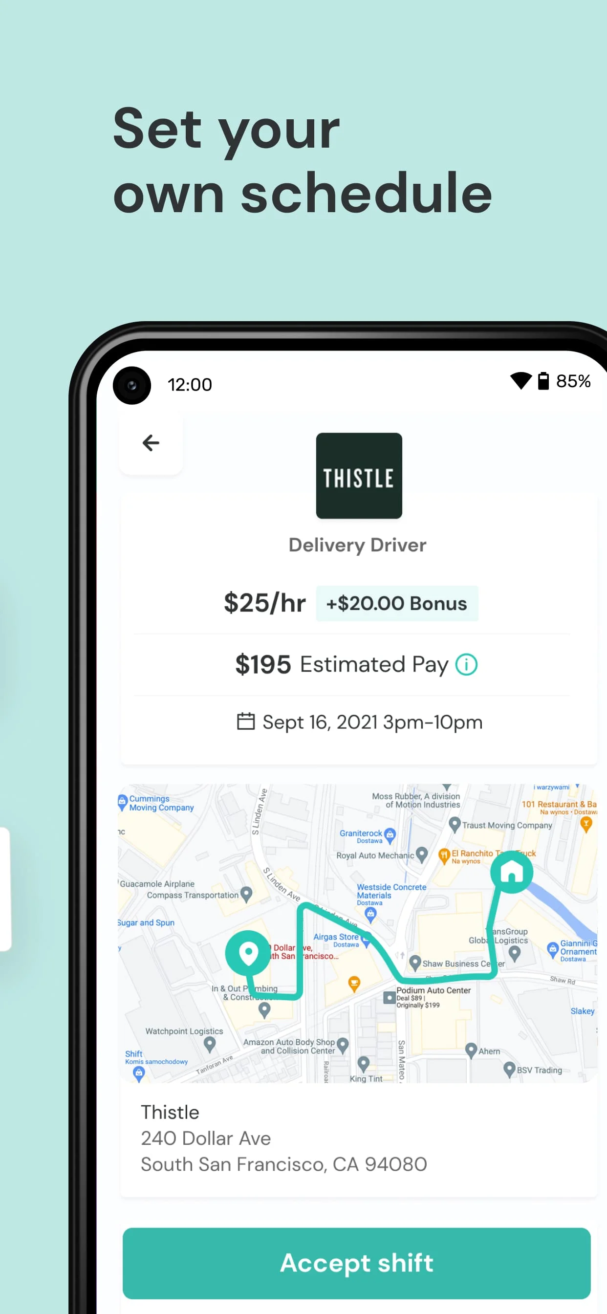 WorkWhile Screenshot 2