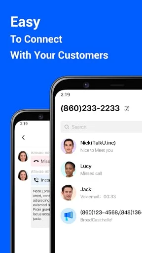 EasyLine Business Phone Number Screenshot 1