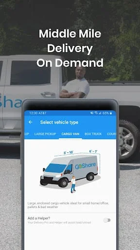 GoShare: Movers, Delivery, LTL Screenshot 3