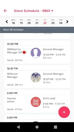NEXT for Managers and Crew Screenshot 2