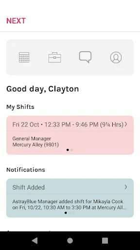 NEXT for Managers and Crew Screenshot 4