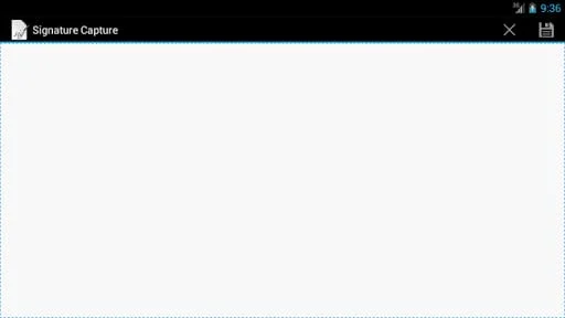 Signature Capture Screenshot 1