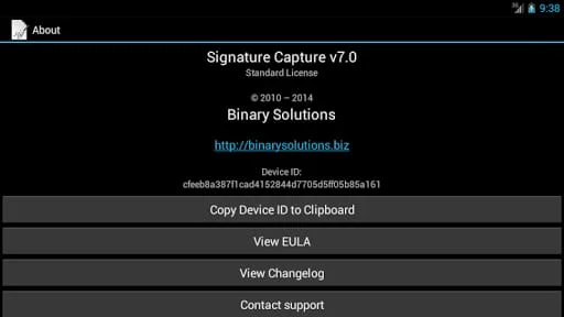 Signature Capture Screenshot 4